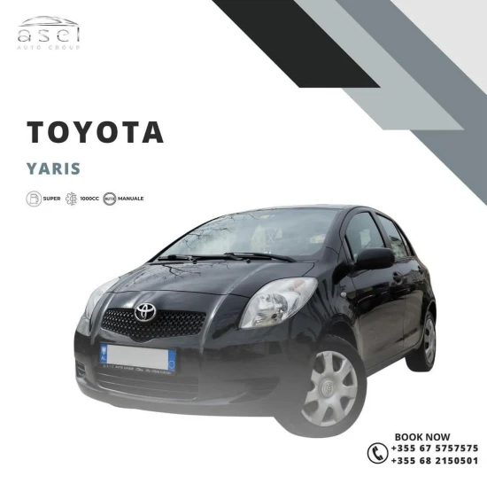 Merrni me qira një Toyota Yaris të vitit 2007 në Tirana